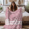 Picture of Personalized Grandma Blanket with Kids Name | Gift for Nana | Best Mother's Day Gift