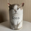 Picture of Custom Handmade Cat Ceramic Urns | Personalised Pet Urn | Pet Ornaments