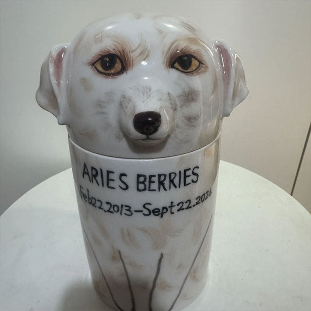 Picture of Custom Handmade Dog Ceramic Urns | Personalised Pet Urn | Pet Ornaments