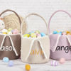 Picture of Personalized Easter Bucket - Customized Name Easter Bucket - Corduroy Bunny Hand Basket