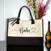 Picture of Custom Name Tote Bag | Personalized Canvas Tote Bag | Bridesmaid Gift | Gift for Her