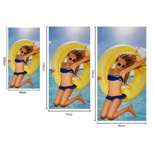 Picture of Customized Bath Towels Custom Print Beach Towels Quick-dry Ultrafine Fiber for Her Sexy Women