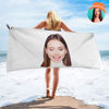 Picture of Personalized Photo Bath Towel Gift for Girlfriend or Boyfriend Summer Gift