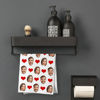 Picture of Personalized Couple Faces Towel Personalized Photo Towel Funny Gift