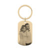 Picture of Custom Engraved Photo Keychain | Personalized Military Tag Keychain | Birthday Gifts