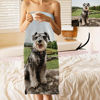 Picture of Personalized Photo Bath Towels Beach Towels Ultrafine Fiber Bathroom Gifts for Pet Lovers