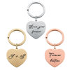 Picture of Custom Text Keychain | Personalized Stainless Steel Keyring | Gift for Your Loved Ones