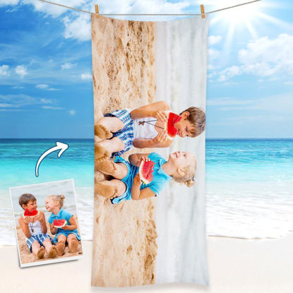 Picture of Personalized Photo Bath Towels for Kids