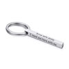 Picture of Custom Bar Keychain | Personalized Keyring with Multiple Texts | Gift for Father's Day