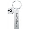 Picture of Custom Rectangle Keychain | Personalized Keychain with Text | Best Gift for Father's Day and Birthday