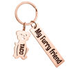 Picture of Custom Pet Keychain | Personalized Keychain with Charms and Text | Best Gift for Pet Person