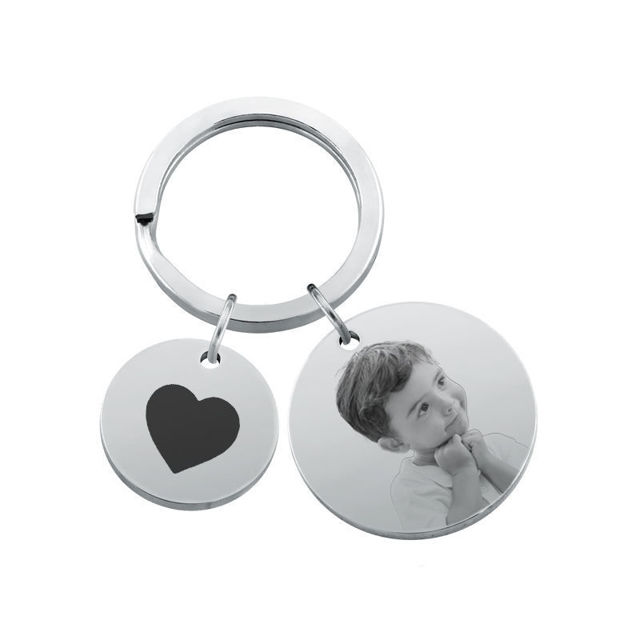 Picture of Custom Photo Keychain | Personalized stainless steel Keychain | Gift for Your Loved One