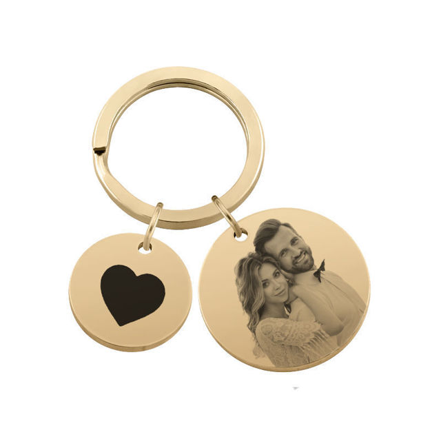 Picture of Custom Photo Keychain | Personalized stainless steel Keychain | Gift for Your Loved One