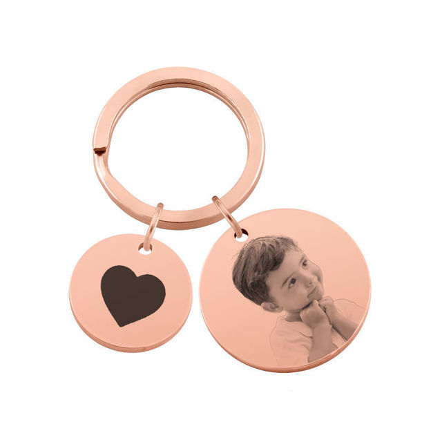 Picture of Custom Photo Keychain | Personalized stainless steel Keychain | Gift for Your Loved One