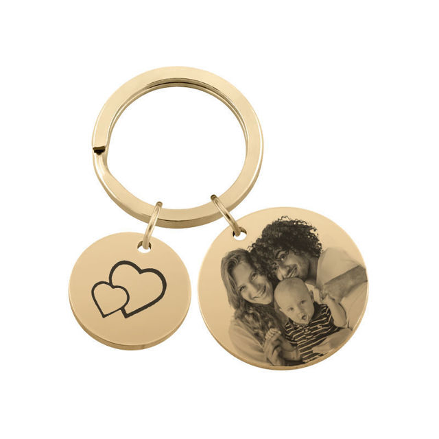 Picture of Custom Photo Keychain | Personalized stainless steel Keychain | Gift for Your Loved One