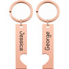 Picture of Custom Couple Keychain | Personalized Keychain with Names | Best Gift for Valentine's day