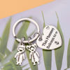 Picture of Engraved Family Name Keychain | Custom Keychain with Cute Charms