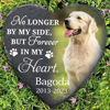 Picture of Personalized Pet Memorial Stone | Custom Engraved Photo Memorial Stone | Pet Grave Marker