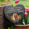 Picture of Personalized Pet Memorial Stone | Custom Photo Memorial Grave Stones Engraved for Dog and Cat | Pet Loss Gifts