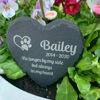 Picture of Custom Name Memorial Stone for Pet | Personalized Engraved   Memorial GraveStone