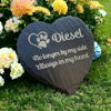 Picture of Custom Name Memorial Stone for Pet | Personalized Engraved   Memorial GraveStone