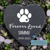 Picture of Custom Name Memorial Stone for Pet | Personalized Engraved   Memorial GraveStone