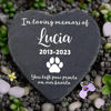 Picture of Custom Name Memorial Stone for Pet | Personalized Engraved   Memorial GraveStone