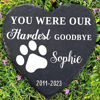 Picture of Custom Name Memorial Stone for Pet | Personalized Engraved   Memorial GraveStone