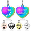 Imagen de Etiqueta personalizada para mascotas con múltiples formas y colores | Personalizada con número de teléfono | El mejor regalo para los amantes de las mascotas