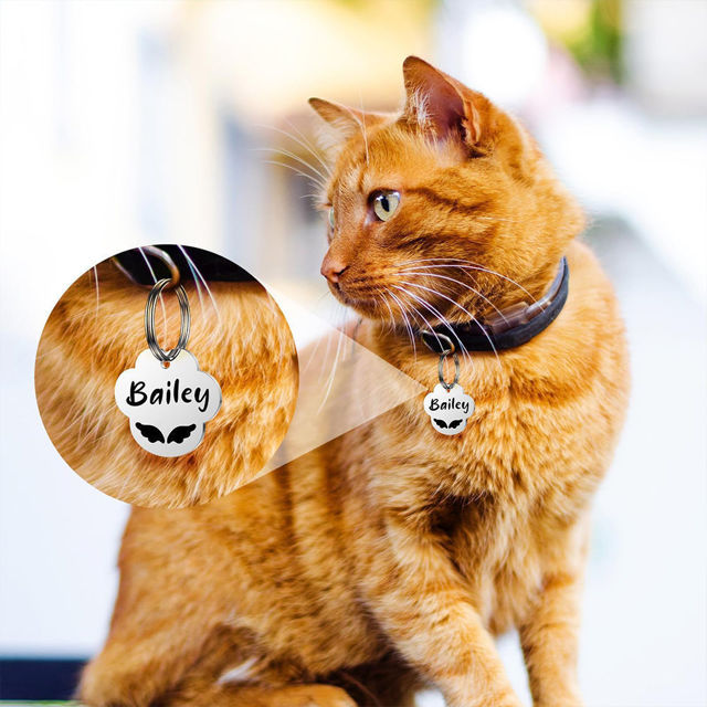 Imagen de Etiqueta personalizada para mascotas con múltiples formas y colores | Personalizada con número de teléfono | El mejor regalo para los amantes de las mascotas