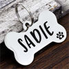 Picture of Personalized Bone Shaped Dog Tag | Name Tag With Telephone Number