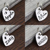 Picture of Personalized Cat And Dog Name Tag With Phone Number | Engraved Heart Name Tag