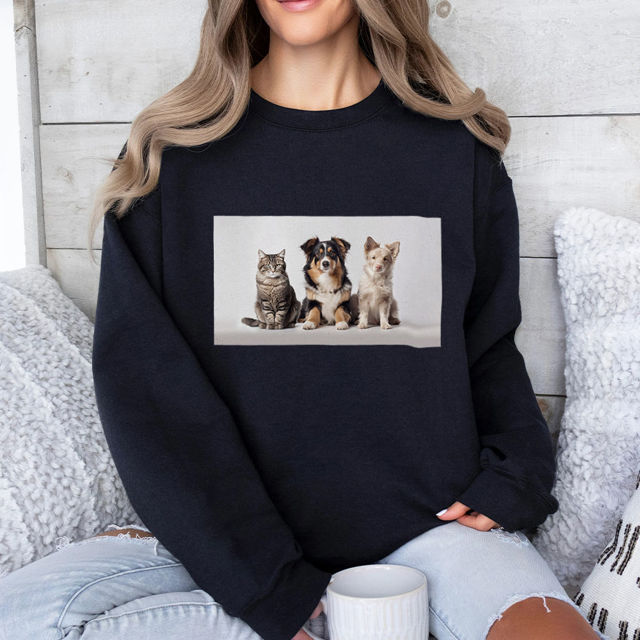 Picture of Personalized Photo Hoodie - Personalized Unisex Long Sleeve Sweatshirt