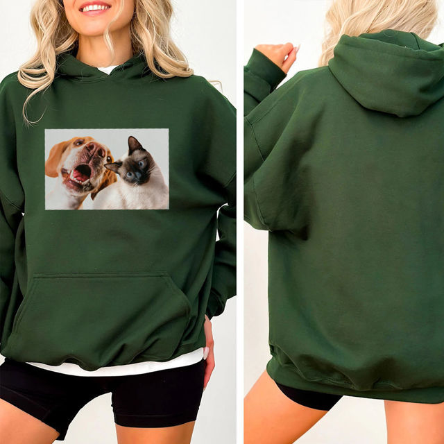 Picture of Personalized Photo Hoodie - Personalized Unisex Long Sleeve Sweatshirt