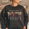 Picture of Personalized Birth Flower Hoodie - Personalized Unisex Long Sleeve Sweatshirt