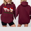 Picture of Personalized Christmas Face Hoodie - Personalized Unisex Long Sleeve Family Hoodie