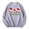 Picture of Personalized Christmas Face Hoodie - Personalized Unisex Long Sleeve Family Hoodie