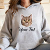 Picture of Personalized Unisex Face Hoodie - Personalized Unisex Long Sleeve Sweatshirt - Valentines Gift