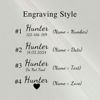 Picture of Personalized Dog Name Collar - Custom Multiple Color Velvet Dog Collar Sets - Engraved Pet Name Tag Metal Buckle - Best Wedding and Christmas Puppy Gifts