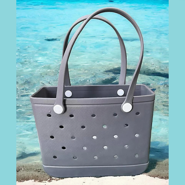 Picture of Personalized Name Beach Bag - Personalized Waterproof Beach Bag - Custom Colored Name Hole Bag