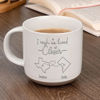 Picture of Personalized Name and State Ceramic Cup - I Wish We Lived Closed or I Wish You Lived Next Door Mug - Personalized Long Distance Friendship Mug - Gifts for Friends, Family and Couples