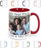 Picture of Custom Photo Face Mugs - Personalized Photo Coffee Cup with Custom Text - Best Christmas Gifts and Mother's Day Gifts for Family and Friends