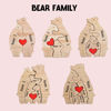 Picture of Personalized Wooden Bear Family Puzzle - Family Keepsake Home Decor Gift - Best Gifts for Family Members