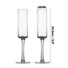 Picture of Love Words Contemporary Wedding Toasting Flutes - Wedding Gifts