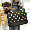 Picture of Custom Colorful Butterfly Flower Beach Bag - Personalized Waterproof Beach Bag - Custom Colorful Name Hole Bags