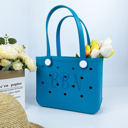 Picture of Personalized Beach Bags - Personalized Name Waterproof Beach Bags - Custom Colored Name Hole Bags