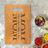 Picture of Personalized Family Name Cutting Board for Mom - Personalized Mom Cutting Board - Best Birthday and Mother's Day Gift for Mum and Grandma