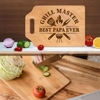 Picture of Personalized Cutting Board with Custom Text - Custom Grill Master Cutting Board for Man - Best Father's Day, Birthday Gift for Dad and Man