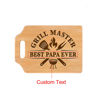 Picture of Personalized Cutting Board with Custom Text - Custom Grill Master Cutting Board for Man - Best Father's Day, Birthday Gift for Dad and Man