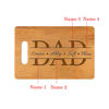 Picture of Personalized Family Name Cutting Board for Dad - Customized Dad Cutting Board - Best Personalized Birthday and Father's Day Gift for Dad and Man